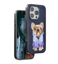 Venco Apple iPhone 16 Pro Cute Desenli Kapak - Lacivert