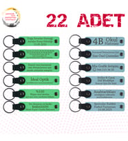 F Yeşili & Gök Mavi, Fen Bilimleri Öğretmeninden Karne Hediyesi, 22’li Set, Tarih ve İsimli Hatıra