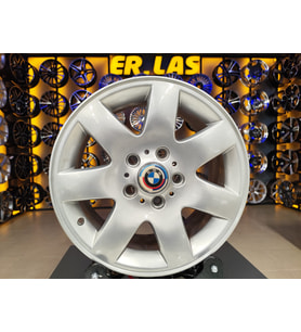 4 Adet BMW ORIJINAL 7*16 5*120 ET47 72.6 SILVER JANT REVİZE EDİLMİŞ (Takım)