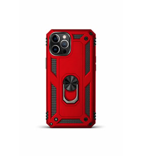 iPhone 15 Pro Max 6.7" Magforge Titan Ring Armor Case Bordo