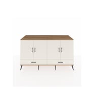Kronos Konsol 6 Raflı 2 Çekmeceli 4 Kapaklı 176x59x99 Çam-Aytaşı