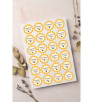 Papatya Thank You Teşekkür Stickers Çıkartma PYTKSTK073