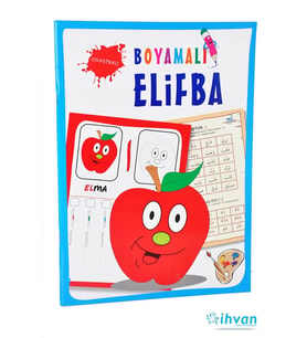 Dila Yayıncılık Boyamalı Elif-ba Kitabı-dini Eğitici Kitap