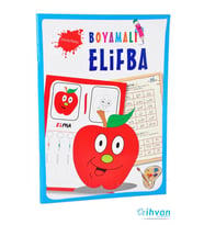 Dila Yayıncılık Boyamalı Elif-ba Kitabı-dini Eğitici Kitap