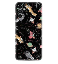Samsung A23 A31 A32 A50 A51 A52 A53 A70 Kılıf Desenli Silikon Planet Animals 1771