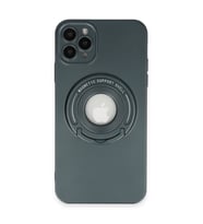 Apple İphone 12 Pro Kılıf Lukka Magneticsafe Kapak - Koyu Yeşil