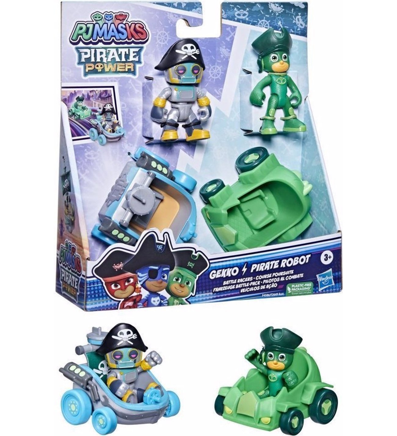 Hasbro Pj Masks Pirate Power Gekko-Pirate Robot F2649 F4586