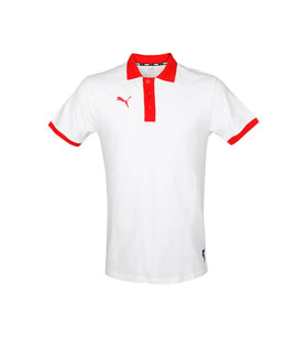 Puma Turkey Polo Türkiye Basketbol Polo Yaka Antrenman Tişörtü 60660402 Beyaz