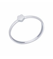 Diamond Line-Gülaylar Beyaz Altın 14 Ayar Geometrik Yüzük
