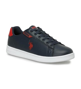 U.s. Polo Assn. Costa 4Fx Erkek Lacivert-Kırmızı (40-45) Sneaker Ayakkabı