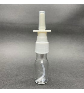 10 cc Pet Şişe - Beyaz Burun Spreyli  - 10 ml Nasal Spreyli Plastik Şişe  x 10 Adet