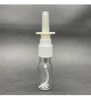 10 cc Pet Şişe - Beyaz Burun Spreyli  - 10 ml Nasal Spreyli Plastik Şişe  x 10 Adet (Boş)