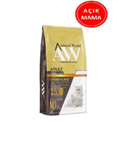 Animal World Tavuk Etli Kedi Maması 1 Kg AÇIK
