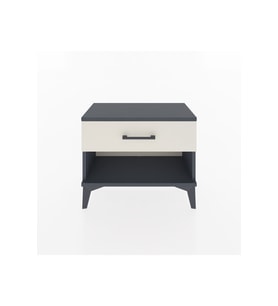 Arges Komodin Tek Çekmeceli 60x30x48 Antrasit-Aytaşı