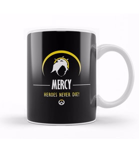 Mercy Heroes Never Die Overwatch Kupa Bardak Porselen