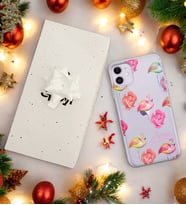Flamingo Tasarımlı Kişiye Özel Şeffaf Telefon Kılıfı (Tüm Telefon Modelleri Mevcuttur.) - Hediye Kutulu