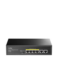 CUDY FS1006P 6 Port 10/100 60w 4port PoE Yönetilemez Switch
