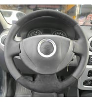 Renault Clio 2 Araca Özel Direksiyon Kılıfı (NOKTA ALCANTRA) (Karışık)