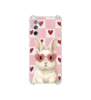 PrintiFy Samsung Galaxy S20 Fe ile Uyumlu Pembe Pötikare Serisi Pembe Zıpzıp Tasarımlı Uv Baskılı Köşe Korumalı Antişok Kılıf