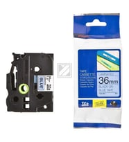 Tonersepeti Brother TZe-561 Mavi üzerine Siyah Laminasyonlu Muadil Etiket 36mm x 8m