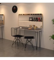 Knsz masa sandalye takımı hem75mazlum grisyh 100*040 2 sandalye syhsyh