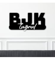 Kişiye Özel İsim Temalı Siyah-Beyaz Tablo