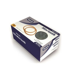 Mas 370 Lastik Kutu Mini %100 Kauçuk Paket Lastiği 50 Gram (5 Kutu)