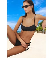 Modern Simli Bikini Takımı Ergonomik Kesim Hızlı Kuruyan Yüksek Konfor Özel Tasarım