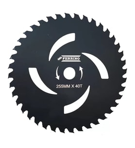 Ferrino Motorlu Tırpan 4D Daire Elmas Bıçak Siyah Testere 255 mm