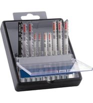 10 x PRO ahşap ve laminat testere bıçağı seti (sert ahşap, parke, uzunluk 83 mm, profesyonel aksesuar dekupaj testeresi için)