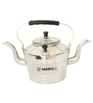 Madfox Çift Taraflı Alüminyum Çaydanlık N°22 Süzgeçli Demlik