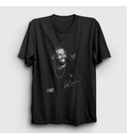 Presmono Unisex Siyah Sign Poster Drake T-Shirt 326867tt
