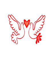 Sticker Sevgiliye Özel Kırmızı 25*20