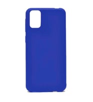 Galaxy A02S Kılıf Zore Biye Silikon Kılıf (Mavi)