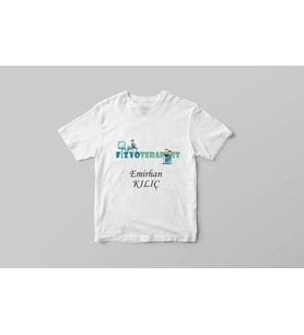 Fizyoterapist Tişörtü ( Çocuk - Büyük ) Kişiye Özel