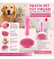 PRATİK KEDİ KÖPEK TARAK - TEMİZLİK FIRÇASI PET SHOP