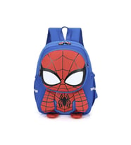Marvel Spiderman 3D anaokulu çantası mavi spiderman