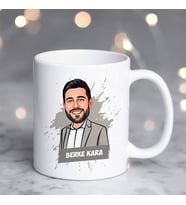 Kişiye Özel Erkekler İçin Kişiye Özel Karikatürlü Kupa Bardak