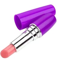 Modern Mini Ruj Vibratör Güçlü Titreşimli Klitoral Lipstick - Kulis Grup (Mor)