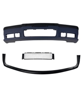 BMW E36 1991-1998 Komple Tampon Ön Spoilerli 3 Kol Izgara M3 M Tech 51112233839 Wender