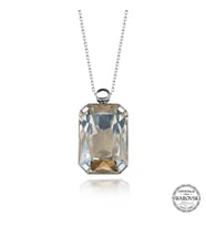 Crystal Taşlı Gümüş Kadın Kolye