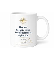 Kişisel Gelişim Motivasyon Başarı Yolu Liderlik Baskılı Kupa Bardak Hediye