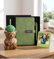 Defter Kalem Seti Ayıcık Bardak İnstagram Çerçeve Hediye Seti