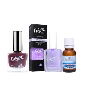 Kalyon Oje 305 + Oje Kurutucu Sprey 17 Ml + Oje Çözücü