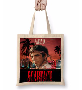 Scarface Al Pacino Bez Çanta Uzun Saplı