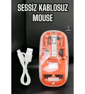 Kablosuz Mouse 5.0 Bluetooth Bağlantılı Usb Girişli