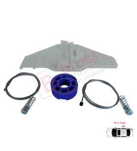 Citroen C5 MK2 MK3 2007-2018 4/5 Kapı 9675915180 İçin Elektrikli Arka Sağ Cam Kriko Tamir Seti