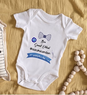 BK Kids Sünnet Tasarımlı Bebek Body Zıbın - Model 2