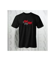 A Hard Night Baskılı Unisex Yarım Kollu Bisiklet Yaka %100 Pamuk Oversize T-shirt (Siyah)