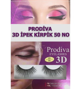 Prodiva Marka 10’lu 3d İpek Kirpik 50 No